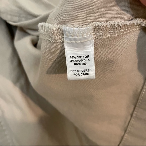 Cato Women's Utility Jacket in Tan size 18/20 large button cotton feminine chic - Picture 6 of 8